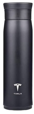 GRFIT Reisebecher für Tesla Model 3/Y/S/X Thermobecher Auslaufsichere isolierte Wasserflasche Kaffee Heiß- und Kaltgetränkeflasche,450ML