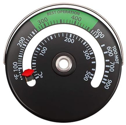 Thermometer Kaminofen Thermometer Magnetisch Feuer Herd Rohr Thermometer Messgerät Kamin Thermometer Magnetisch, Kamin Ofen Thermometer, Kaminofen Thermometer