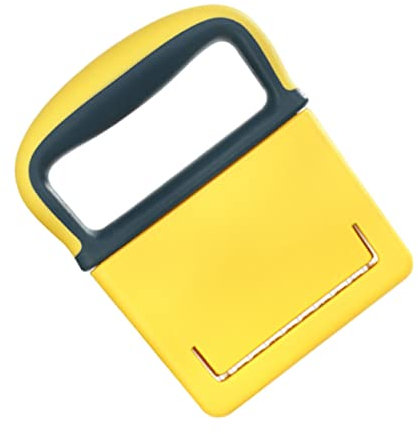 Ciieeo 1 Pc Cuchillo para patatas con pinchos rebanadoras de patatas creativas cortadores de frutas cortadores para verduras cuchillo ondulado para cortador de cebollas Yellow