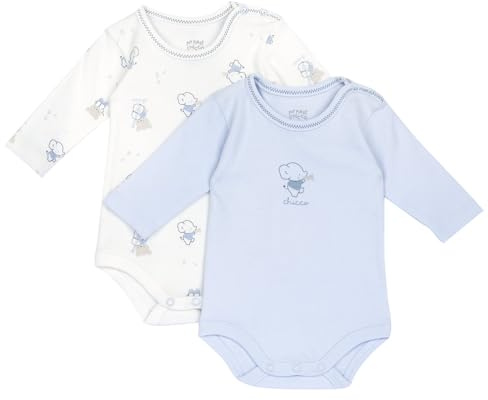 Chicco Långärmad bodysuit för pojkar, Ljusblå, 3 mesi