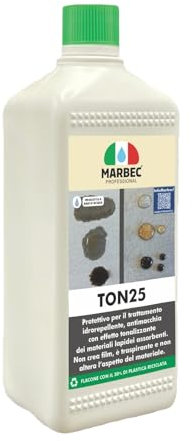 MARBEC TON25 1LT Protettivo anti-umidità e antimacchia con effetto tonalizzante per materiali lapidei