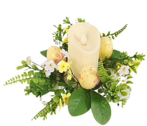 Anelli Per Candele Di Pasqua Centrotavola Decorativo A Ghirlanda Pasquale