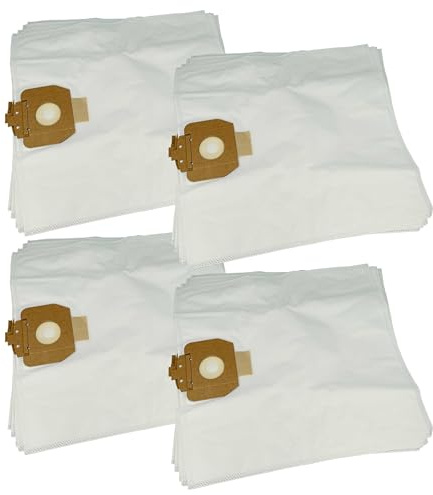 vhbw 20x sacchetto compatibile con Ghibli AS 5, W1, Viking aspirapolvere - microfibra, 43cm x 41cm Bianco