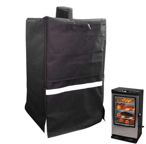 Liakyunf - Funda de barbacoa resistente para ahumadero eléctrico para barbacoa resistente al agua, protección contra la intemperie para camping al aire libre picnic