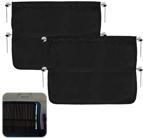 2 Pezzi Tendine Parasole Auto Bambini con Ventosa, 65 x 50 cm Tende Auto, Parasole per Auto per Bambini Protezione Solare per Tutti i Veicoli, Protezione UV per Bambini Adulti e Animali Domestici