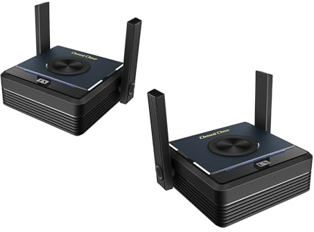 EZCast Omni One Kabelloser HDMI Sender & Empfänger, 4K Bildschirmspiegelung, Bis zu 800 m Reichweite, Streaming durch Wände, AirPlay, Miracast, DLNA, für iPhone, Android, Windows, Mac, TV & Beamer