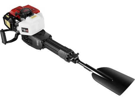Escavatore per albero da giardino, 1900 W, 6500 giri/min, 52 cc, 6,5 cv a 2 tempi, a benzina, professionale, per lavori forestali e orticoltura