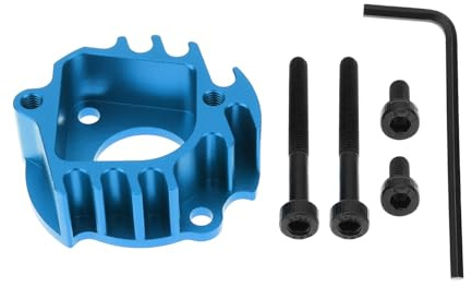 EMSea RC Car Aluminium Motor Mount Compatible with 22027 CW-01 LUNCHBOX MIDNIGHT PUMPKIN, Blue