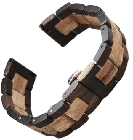 Quick Release Träarmband Unisex Armbandsersättningsarmband 20mm 22mm Justerbar längd(5,22mm)