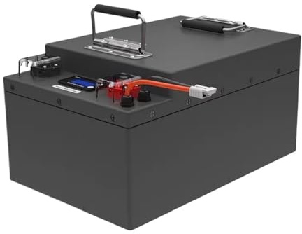 Paquete De Baterías De Fosfato De Hierro Y Litio LiFePO4 De 12V, 24V, 48V, con BMS Integrado, Compatible con Vehículos Recreativos Y Almacenamiento De Energía Solar Doméstico(48V300AH-Bluetooth)
