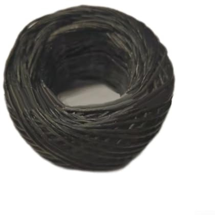 Mechas de velas de cáñamo de cera de abeja orgánica de 33 pies con cordel recubierto natural biodegradable para velas de té, pipas, bolsas, manualidades (negro)