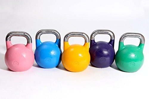 AMAYA SPORT Wettkampf-Kettlebells – 12 kg, Kettlebells für Kraft- und Gleichgewichtstraining zu Hause oder im Fitnessstudio
