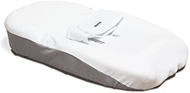 Doomoo Basics Zusatzbezug, 100% Bio-Baumwolle, Mattenbezug, Einheitsgröße, Extra Plüsch, White