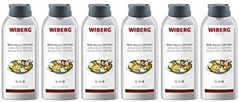 WIBERG - Wok Sauce Teriyaki, 800 g 6er Pack