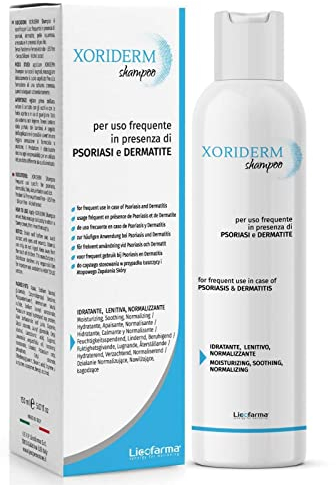 Xoriderm Shampoo Delicato Utile in Presenza di Psoriasi e Dermatite del Cuoio Capelluto | Utile in caso di Prurito e Rossore del Cuoio Capelluto | 150 ml