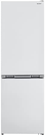 SHARP Kühl-Gefrierkombination SJ-BA09RMXWC-EU/Breite 60 cm/Kühlteil 207 L/Gefrierteil 88 L/AdvancedNoFrost/DualControl/Weiß
