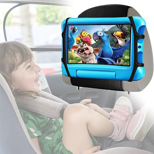 BAHJAT Car Tablet Holder | Car Headrest Tablet Mount | iPad Car Holder Back Seat for Kids | Universal 360 rotating car seat mount for all 7”- 12.9” Tablets, iPads, Kindle Fire (1)