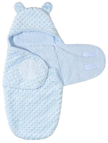 Kuscheldecke & Warme Decke Doppellagige Lamm-Fleece Babydecke Schlafsack Bequem für Herbst & Winter Herbst und Winter Babydecke Babydecke für Krippen