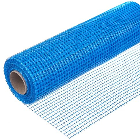 Dalsys 3 Rollen Armierungsgewebe 105g/m², 7x7mm Maschenweite, 15m x 33cm | 15m² Glasfasergewebe, für Innen- und Außenputz, Putzarmierung, universell einsetzbar