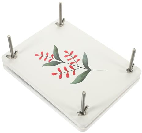 PHENOFICE Blumenpresse Satz Holz Klein Mit Stabiler Platte Selbstgemacht Pflanzenpressen Werkzeug Für Grußkarten Scrapbooking Geschenkideen