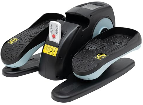 Cross Trainer für Zuhause und Büro, Untertisch Ellipsentrainer mit Fernbedienung, Elektrischer Crosstrainer für Jugendliche Senioren und Erwachsene