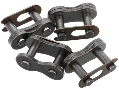 MAGICLULU 4stücke Kettenglied Verbinder Gelenkverbinder Für Motorrad Und Fahrradketten Reparatur Zubehör Aus Robustem Metall Für Feste Befestigung Und Kettenreparatur