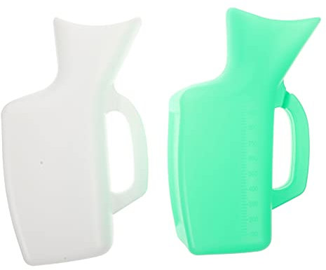 TOKIDNY Frauen Urinflasche 1000ml Langlebiges Waschbares Outdoor Urinal Tragbar Mit Deckel Wiederverwendbar Für Reisen Krankenhauspatientinnen Bettlägerige Frauen
