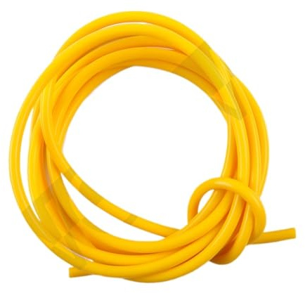 Manguito Turbo Manguera de vacío de silicona de 3 m (10 pies) Tubo flexible de refrigerante turbo de 3 metros (2 mm, 3 mm, 5 mm y 6 mm) Líneas y mangueras de presión(10 Feet ID6mm Yellow)