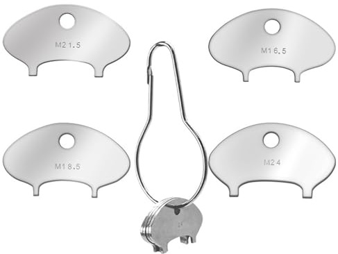 Faucet Aerator Removal Tool 4 Piece Stainless Steel Insert Wrench