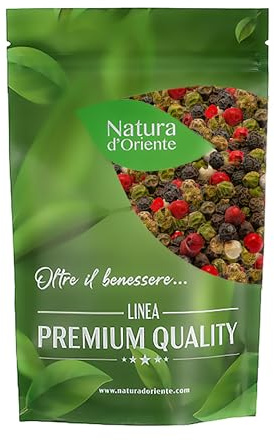 NATURA D'ORIENTE | Pepe misto quattro colori 500g | SELEZIONATO | Naturale 100% Senza Additivi