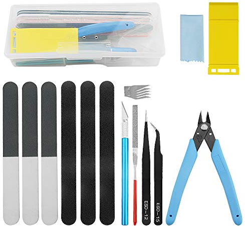 WMYCONGCONG 14 Stück Gundam-Modell-Grundwerkzeugsatz für die professionelle Reparatur und Befestigung von Automodellen