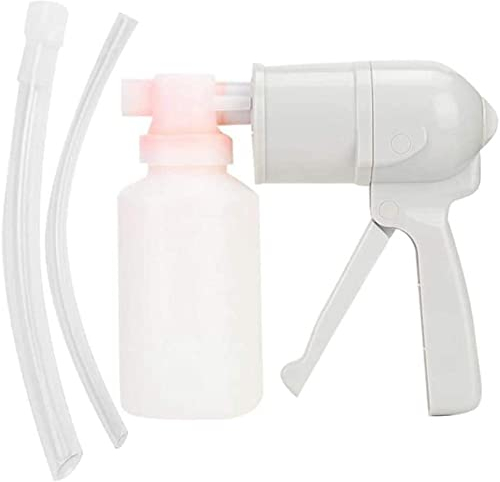 MLSJM Manuelle Saugpumpe, Vakuumgerät Handhilfe-Saugpumpe für ältere Menschen und Kinder - leicht zu reinigen (Weiß)