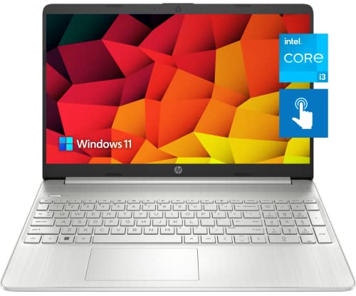 HP Pavilion 15.6 HD Touchscreen Anti-Glare Laptop, 16GB RAM, 256GB SSD Storage, Intel Core Processor up to 4.1GHz, Up to 11 Hours Long Battery Life, Type-C, HDMI, Windows 11 Home, Silver