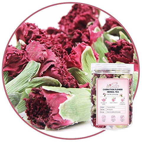 LWXLJMJZC - Tè di Fiori di Garofano Essiccati Alle Erbe Senza Caffeina, Fiori Secchi Naturali Cinese 70g