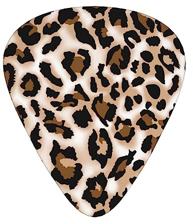 Leopard Print Gitarre Pick 12 Picks Mode Personalisierte Bass Pick Durable E-Gitarre Plektren Instrument Zubehör