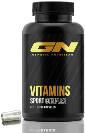 GN Laboratories Vitamin Stack Sport-Komplex – Hochdosiertes Multivitamin Präparat – 90 vegane Kapseln mit 30+ Vitaminen & Mineralien – breiter Nährstoff-Komplex