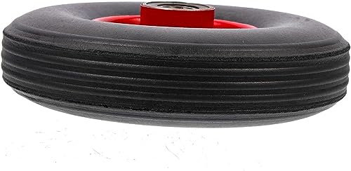 HELVES Garden Wagon Tires Hand cart Wheels Garden cart Wheel Lawn Mower tyre Truck Tires Trolley Tire Mute tyre Shopping cart Wheelbarrow Hand Cart Wheels (Size : Random Color24.5 * 24.5 * 6.5)