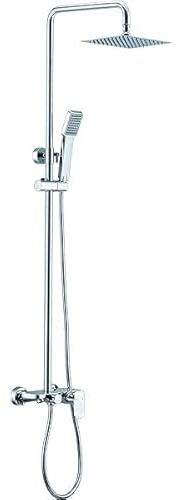 MICE - Colonne pour baignoire et douche - Ensemble de barre extensible, pommeau de douche, robinet de salle de bain à levier unique