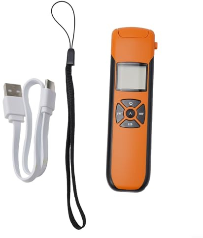 HEBEOT Optical Power Meter Fiber Optic Attenuation Tester for MINI Optical Power Meter Rechargeable Fiber Optic Energy Meter