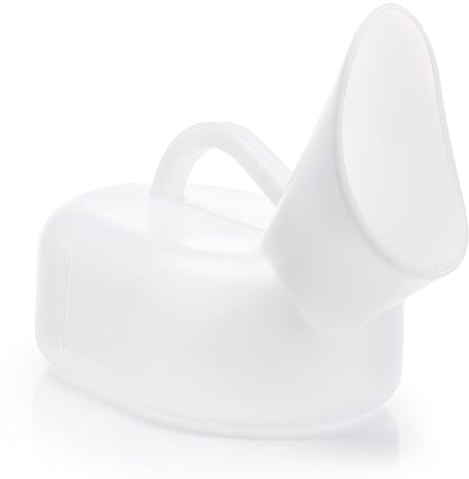 2 x Easy Care Solutions | Female Urinal Bottle - Spill-Proof | Portable | 800ml Capacity | Ideal for Travel | Camping | Bedridden & Elderly Care