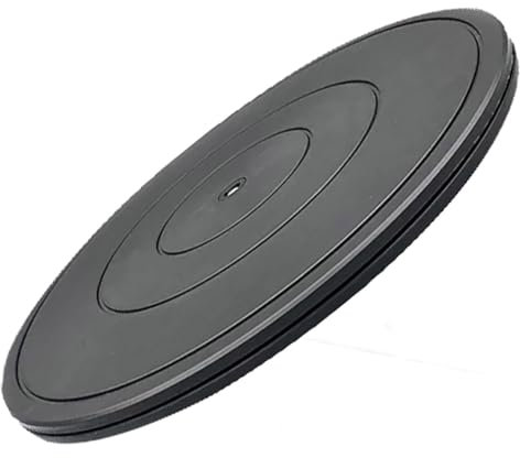 Base Rotante per Giradischi Supporto Girevole di 360 con Cuscinetti a Sfera, Multiuso Giradischi Piattaforma Roteante, Girevole Base Manuale per Monitor TV Altoparlanti Piante Bonsai(16/40cm)