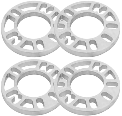 4pcs Wheel Spacers, 10mm Aluminum Alloy Wheel Spacers Replacement for 4/5 Stud Hubs
