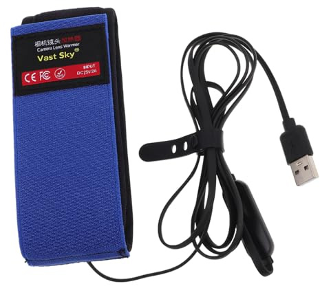 NUOBESTY Bande Chauffante Anti-buée pour Objectif Sangle Chauffante pour Télescope Prévention De Condensation avec Connexion USB De Température pour Photographie Et Observation