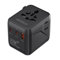 Adaptateur Prise Universelle, 25W Adaptateur Voyage International avec 1 USB et 2 Type C Adaptateur Universel de Voyage France vers UK USA EU Canada Australie Chine Japon Thaïlande