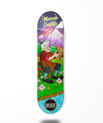 Marcelo Castle Mountain 8.375 Skateboard Deck Skateboard Shok