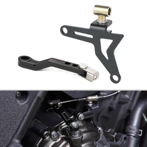 Xitomer Kit de levier d'embrayage à un doigt pour MT-07 FZ07 ABS FZ 07 XSR700 XTZ 690 XTZ700 Tenere 700 Édition Rallye Raid Mondial Levier d'embrayage à un doigt et support