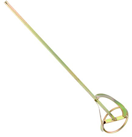 SHINEOFI Farbmischer Rührstab Hochkohlenstoffstahl für Bohrmaschine Mörtel und Spachtelmasse Verschleißfest und Hitzebeständig für Heim und Gartenprojekte