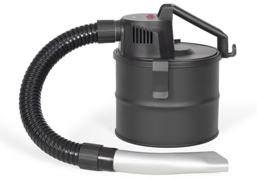BM TOOLS Aspirateur à Cendres DOH139 Livoo 600W cuve en métal 4L - cheminée, poêle à Bois ou Barbecue - Noir
