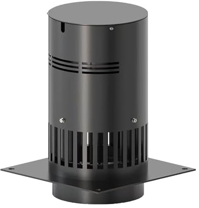 Coperchio Comignolo, Aspiratore For Camino For Canna Fumaria Tonda Professionale Da Tetto Aspirafumo Elettrico Tiracamino Tirafumo Comignolo, Camino Base Circolare(149mm/5.9in)
