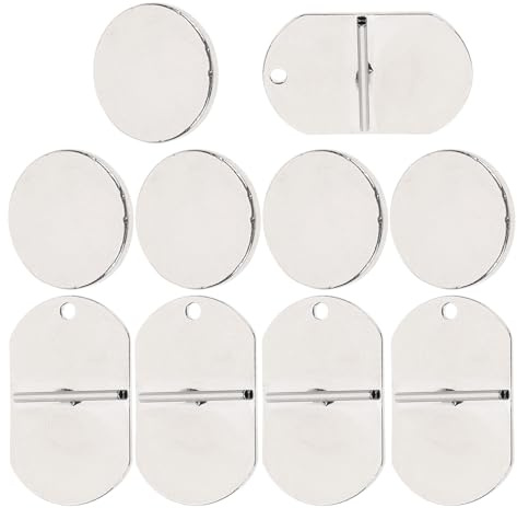 COOPHYA Convertisseurs de Broches Magnétiques 5 Pièces, Mini Boucles de Conversion sans Piqûre pour Vêtements, Accessoires de Mode pour Tenues de Travail ou Loisirs